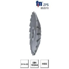 ZPS Szögmaró, egyoldalas 100x10x27x20°x1,5 mm Z=18 Hss