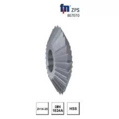 ZPS Szögmaró, szimmetrikus 63x20x22x90° mm Z=18 Hss