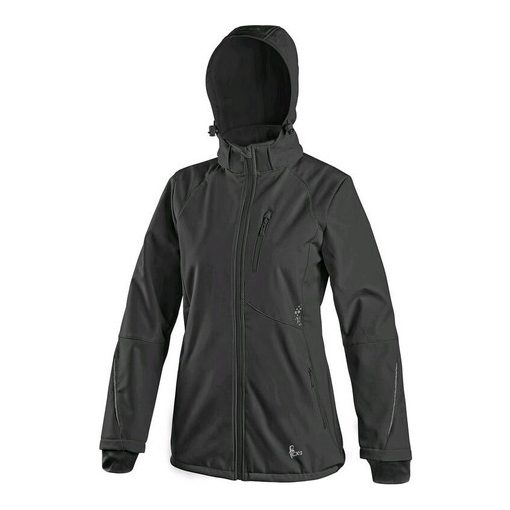 CXS NEVADA NŐI SOFTSHELL KABÁT, FEKETE