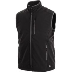 CXS Topeka softshell mellény FEKETE