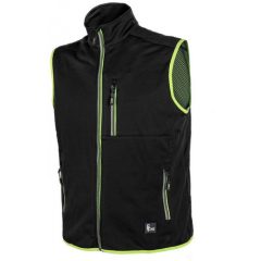 CXS Paso softshell mellény FEKETE, ZÖLD 