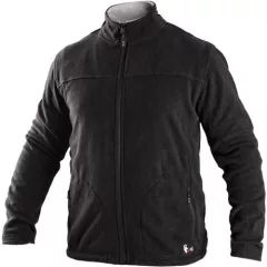 CXS Granby fleece pulóver FEKETE