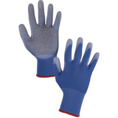 CXS Brita Dots PU-ba mártott PVC pöttyös kesztyű