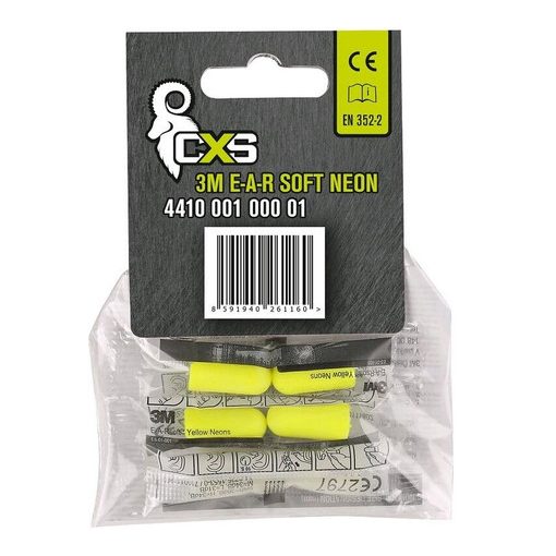 3M EAR SOFT NEON FÜLDUGÓ  441000100001  3 PÁR CXS CSOMAGBAN