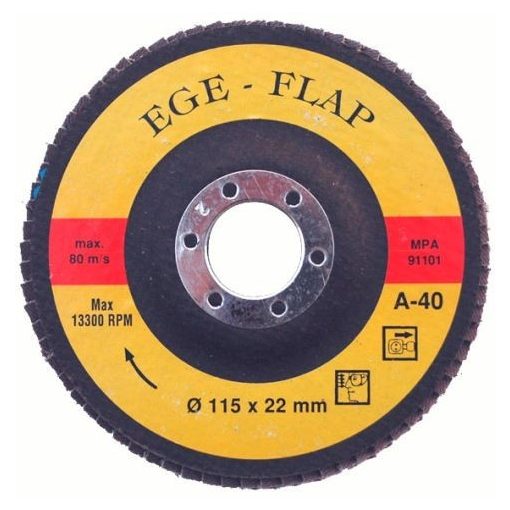 EGELI EGELI lamellás csiszoló 115 mm A 40 FLAT