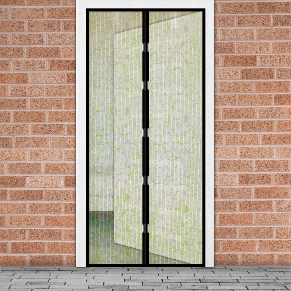 Szúnyogháló függöny ajtóra mágneses 100 x 210 cm Virág mintás